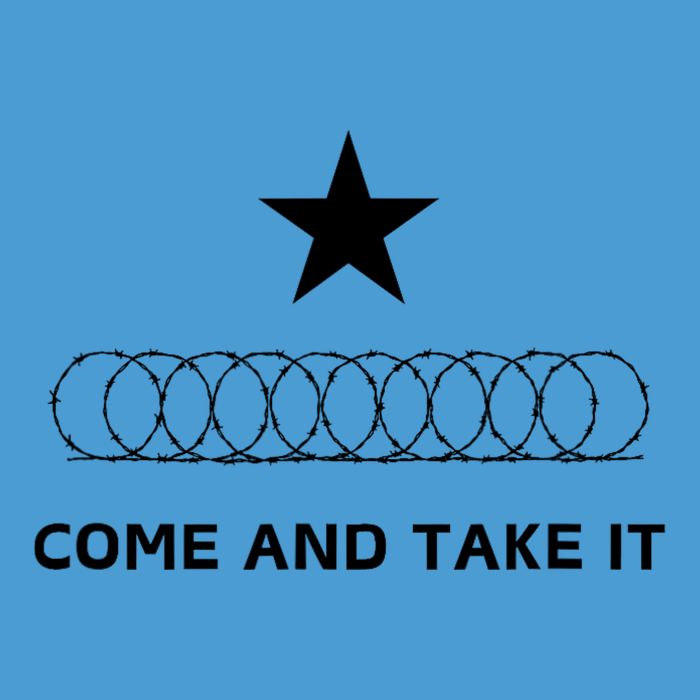 Texas Border Razorwire Come And Take It Tie Dye Hoodie