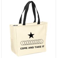 Texas Border Razorwire Come And Take It Zip Tote Bag