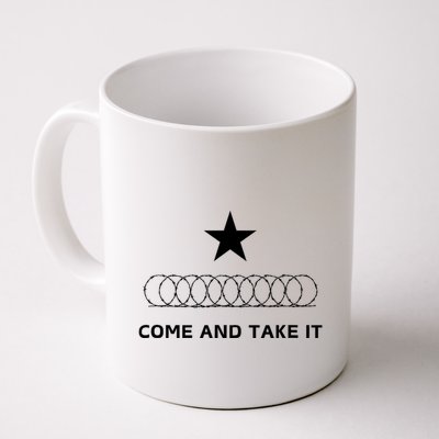 Texas Border Razorwire Come And Take It Mug