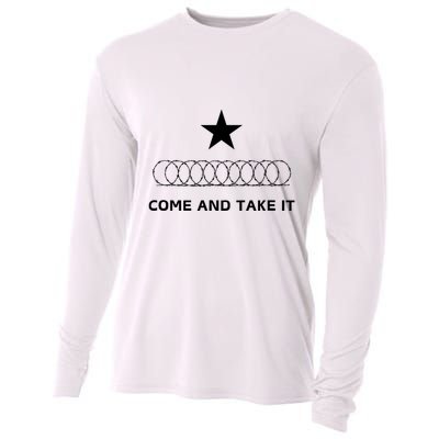 Texas Border Razorwire Come And Take It Cooling Performance Long Sleeve Crew