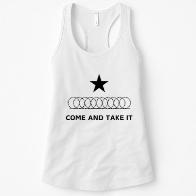 Texas Border Razorwire Come And Take It Womens Tank Top