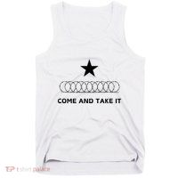 Texas Border Razorwire Come And Take It Tank Top