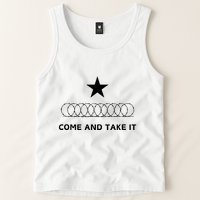 Texas Border Razorwire Come And Take It Tank Top