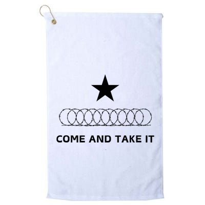 Texas Border Razorwire Come And Take It Golf Towel