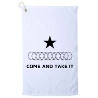 Texas Border Razorwire Come And Take It Golf Towel
