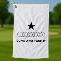 Texas Border Razorwire Come And Take It Golf Towel