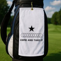 Texas Border Razorwire Come And Take It Golf Towel