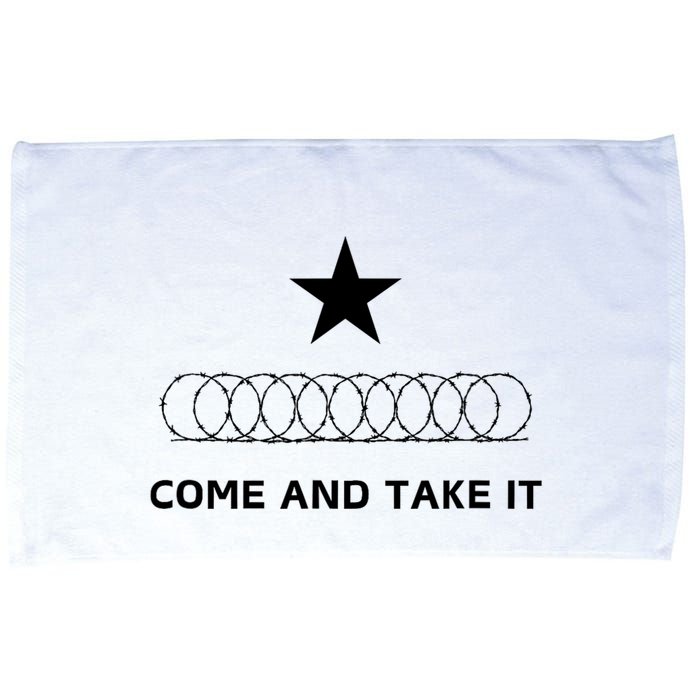 Texas Border Razorwire Come And Take It Microfiber Hand Towel
