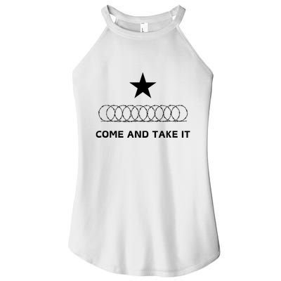 Texas Border Razorwire Come And Take It Women's Perfect Tri Rocker Tank