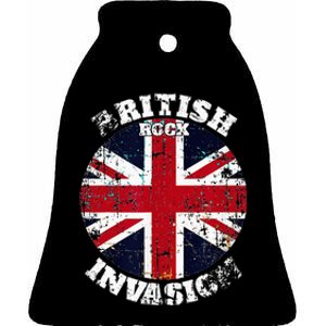 The British Rock Music Invasion Ceramic Bell Ornament