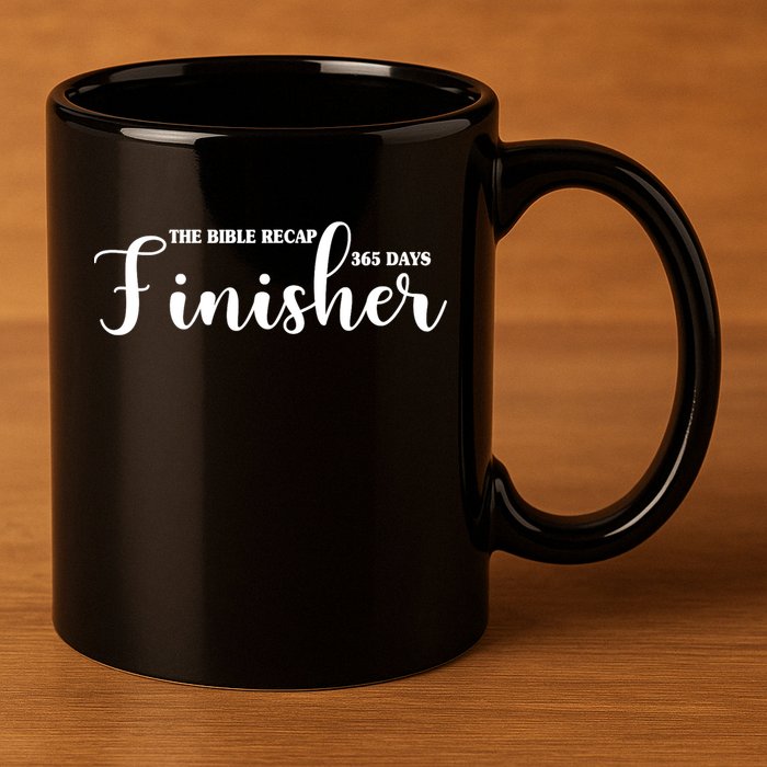 The Bible Recap Finisher 365 Days 11oz C Handle Ceramic Mug