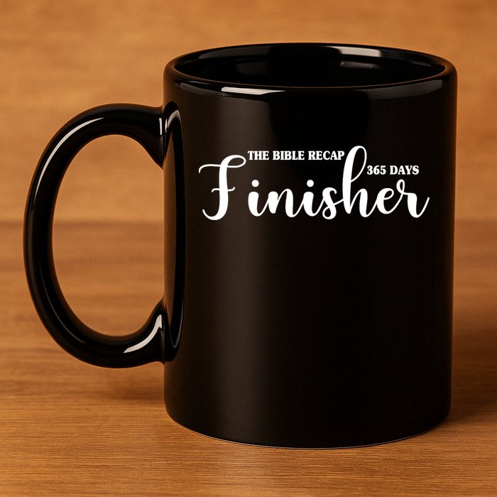 The Bible Recap Finisher 365 Days 11oz C Handle Ceramic Mug