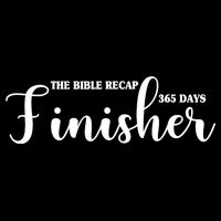 The Bible Recap Finisher 365 Days Drawstring Bag