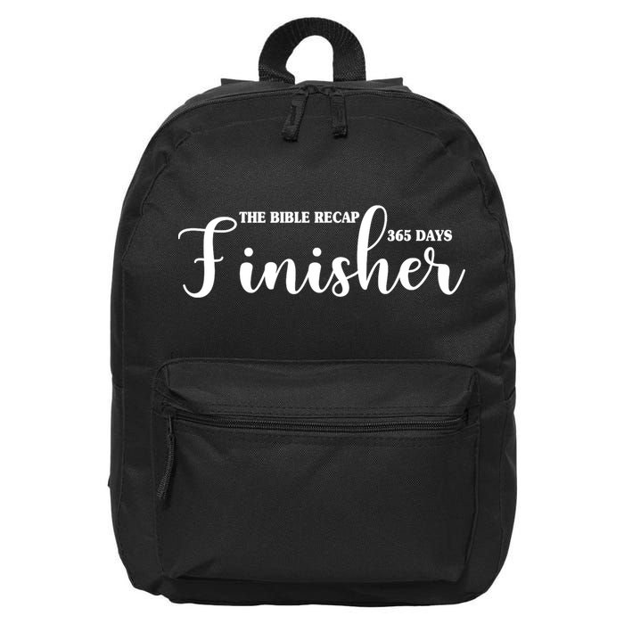 The Bible Recap Finisher 365 Days 16 in Basic Backpack