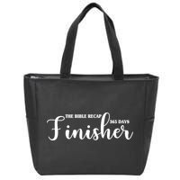 The Bible Recap Finisher 365 Days Zip Tote Bag