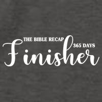The Bible Recap Finisher 365 Days Vector Backpack