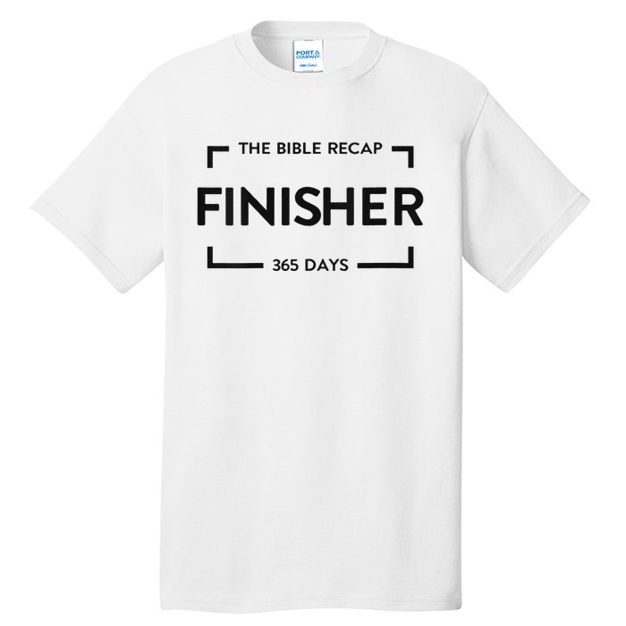 The Bible Recap Finisher 365 Days Tall T-Shirt