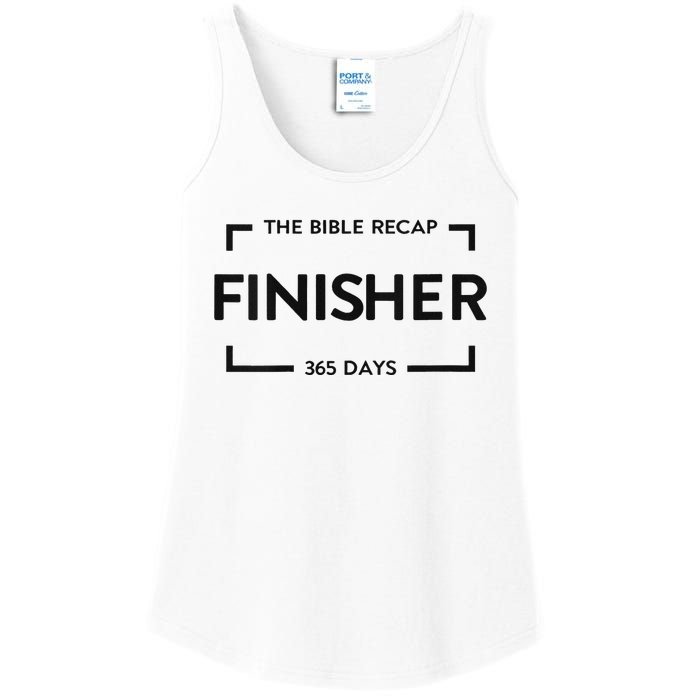 The Bible Recap Finisher 365 Days Ladies Essential Tank