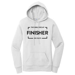 The Bible Recap Finisher 365 Days Women's Pullover Hoodie