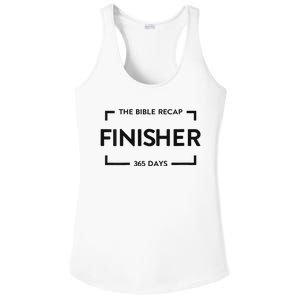 The Bible Recap Finisher 365 Days Ladies PosiCharge Competitor Racerback Tank