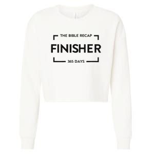 The Bible Recap Finisher 365 Days Cropped Pullover Crew