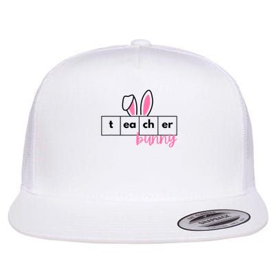 Teacher Bunny Reading Teacher Easter Spring Flatbill Hat