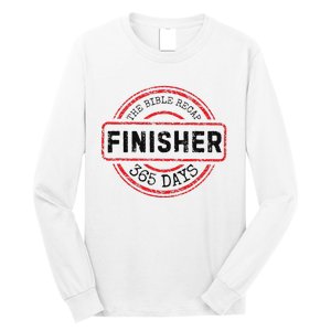 The Bible Recap Finisher 365 Days With Jesus Christian Long Sleeve Shirt