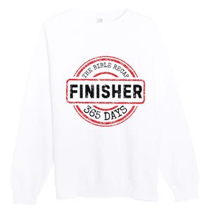 The Bible Recap Finisher 365 Days With Jesus Christian Premium Crewneck Sweatshirt