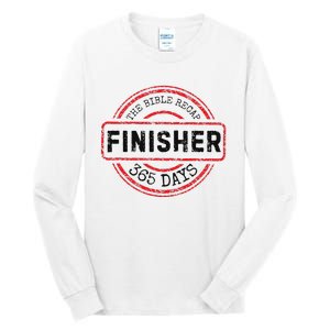 The Bible Recap Finisher 365 Days With Jesus Christian Tall Long Sleeve T-Shirt