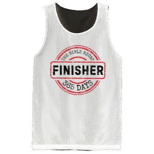 The Bible Recap Finisher 365 Days With Jesus Christian Mesh Reversible Basketball Jersey Tank