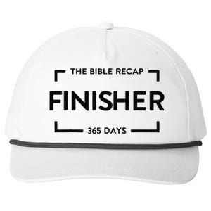 The Bible Recap Finisher 365 Days Snapback Five-Panel Rope Hat