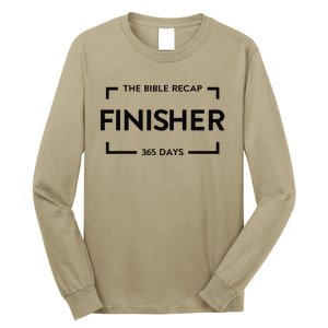 The Bible Recap Finisher 365 Days Long Sleeve Shirt