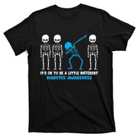 T1D Blue Ribbon It's Ok To Be Different Warrior T-Shirt