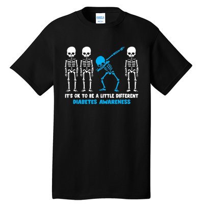 T1D Blue Ribbon It's Ok To Be Different Warrior Tall T-Shirt