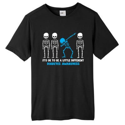 T1D Blue Ribbon It's Ok To Be Different Warrior Tall Fusion ChromaSoft Performance T-Shirt