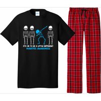 T1D Blue Ribbon It's Ok To Be Different Warrior Pajama Set