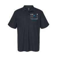 T1D Blue Ribbon It's Ok To Be Different Warrior Softstyle Adult Sport Polo