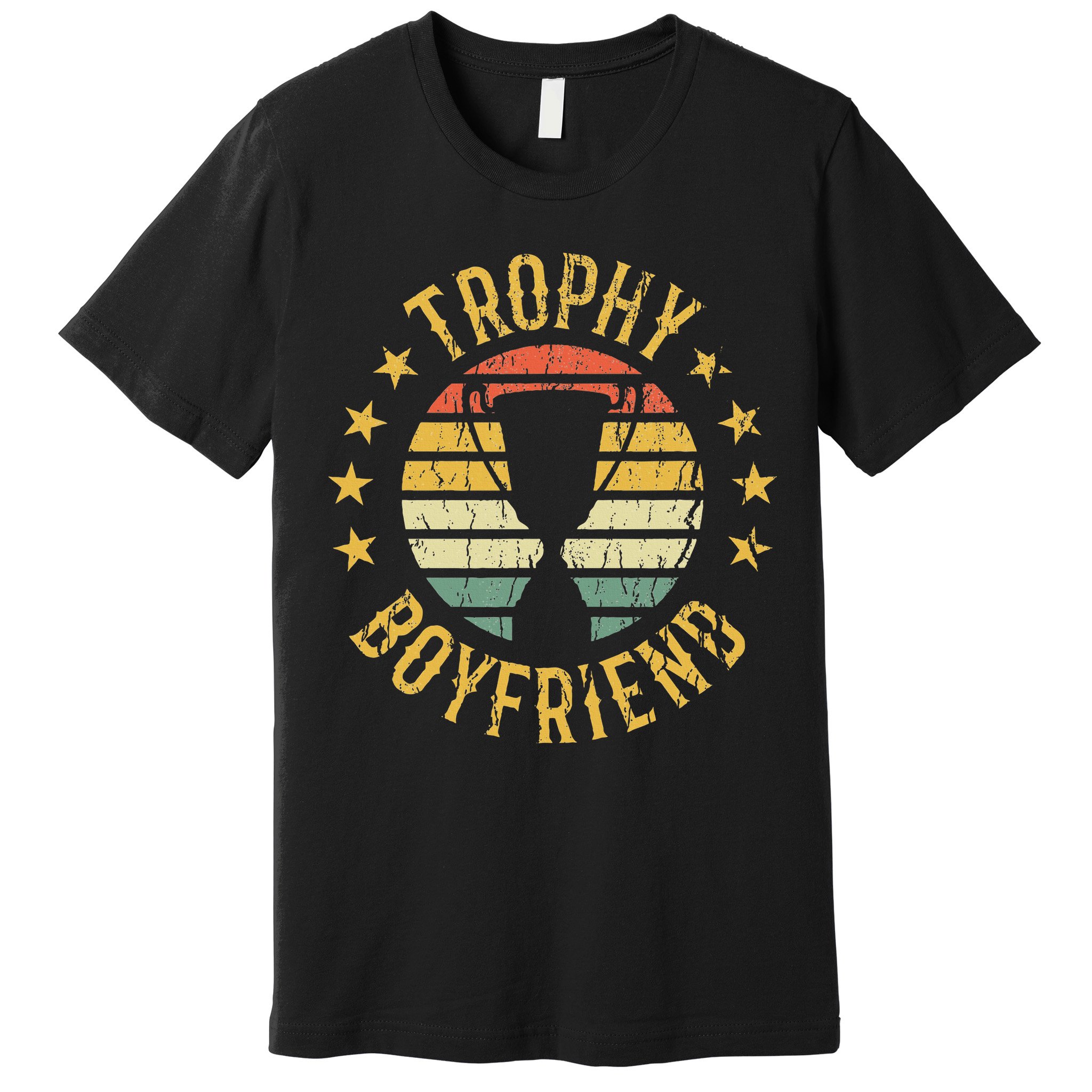 Trophy Boyfriend Retro Clothes Gift For Girlfriend Valentine Premium T-Shirt