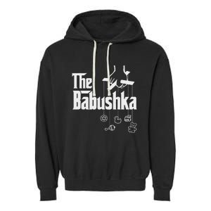 The Babushka! Russian Grandmother Baby Shower Garment-Dyed Fleece Hoodie