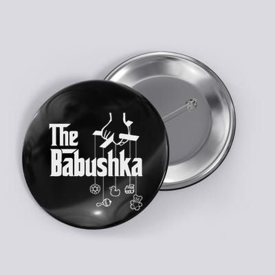 The Babushka! Russian Grandmother Baby Shower Button