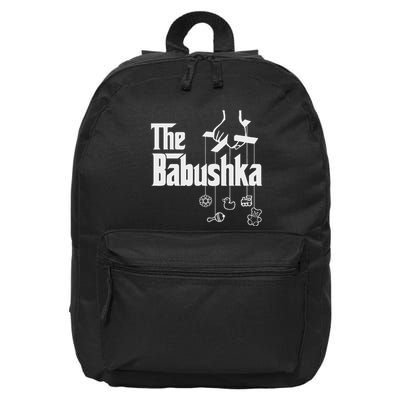 The Babushka! Russian Grandmother Baby Shower 16 in Basic Backpack