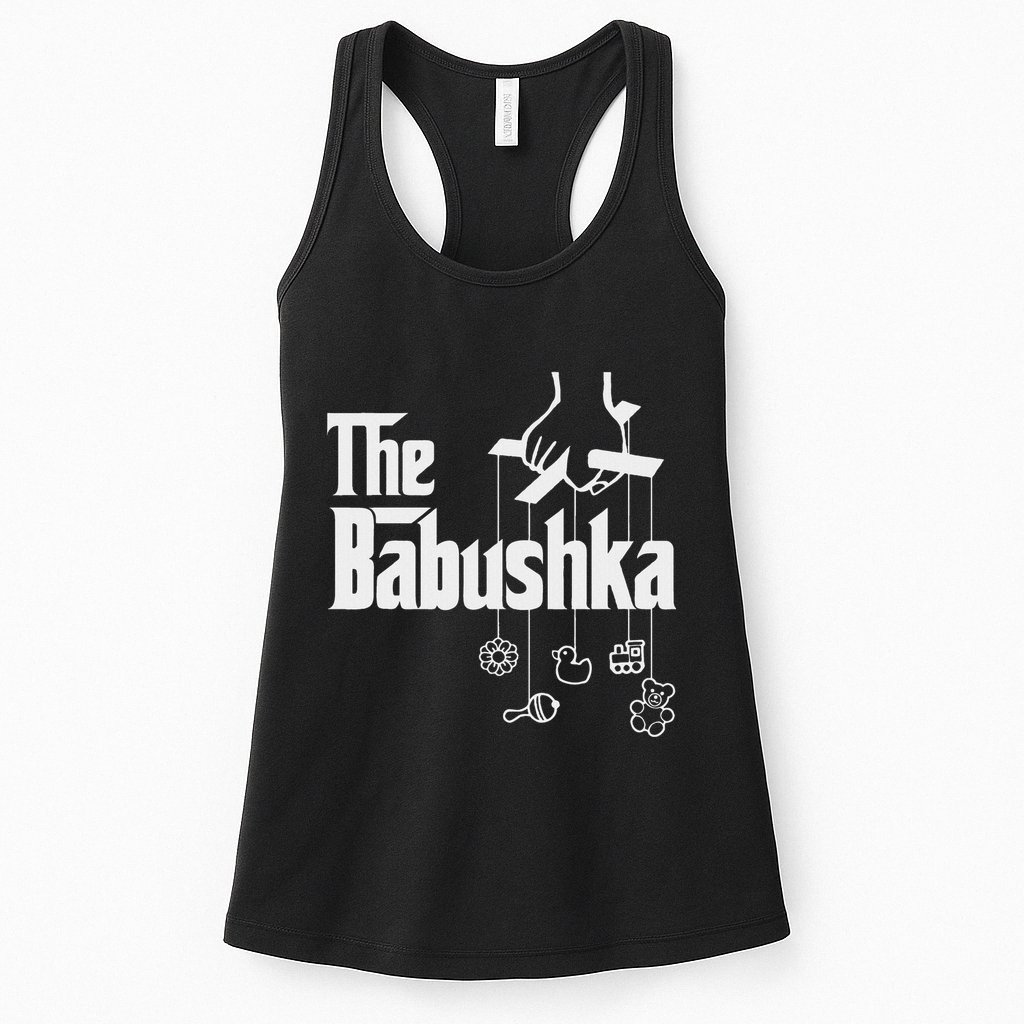 The Babushka! Russian Grandmother Baby Shower Womens Tank Top