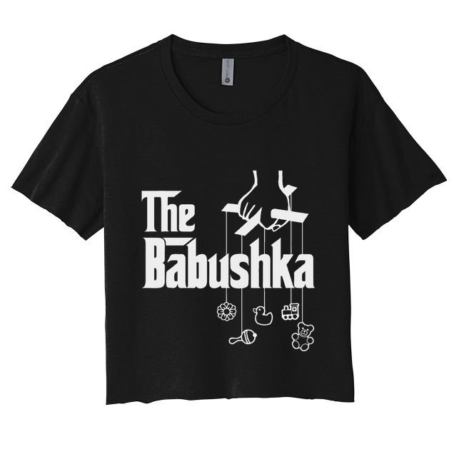 The Babushka! Russian Grandmother Baby Shower Crop Top