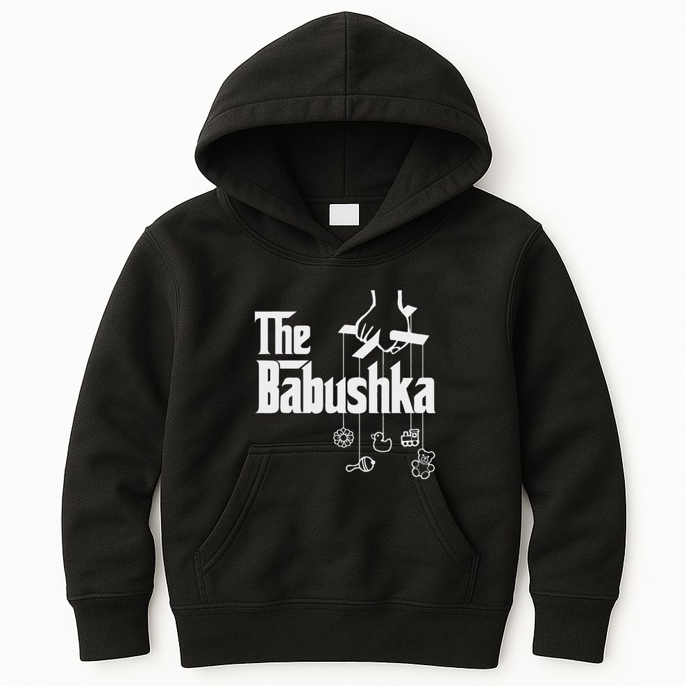 The Babushka! Russian Grandmother Baby Shower Kids Hoodie