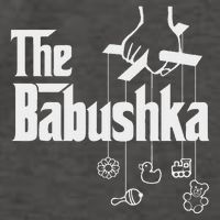 The Babushka! Russian Grandmother Baby Shower Vector Backpack