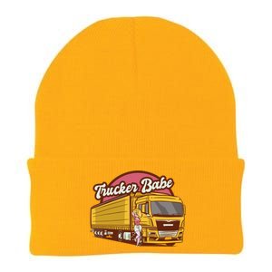 Trucker Babe Retro Knit Cap Winter Beanie