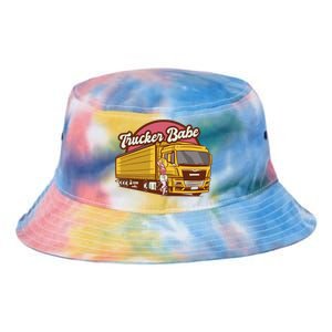 Trucker Babe Retro Tie Dye Newport Bucket Hat