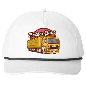 Trucker Babe Retro Snapback Five-Panel Rope Hat