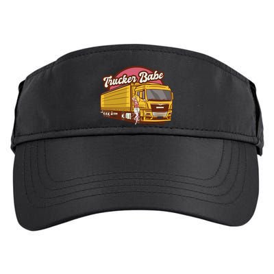 Trucker Babe Retro Adult Drive Performance Visor