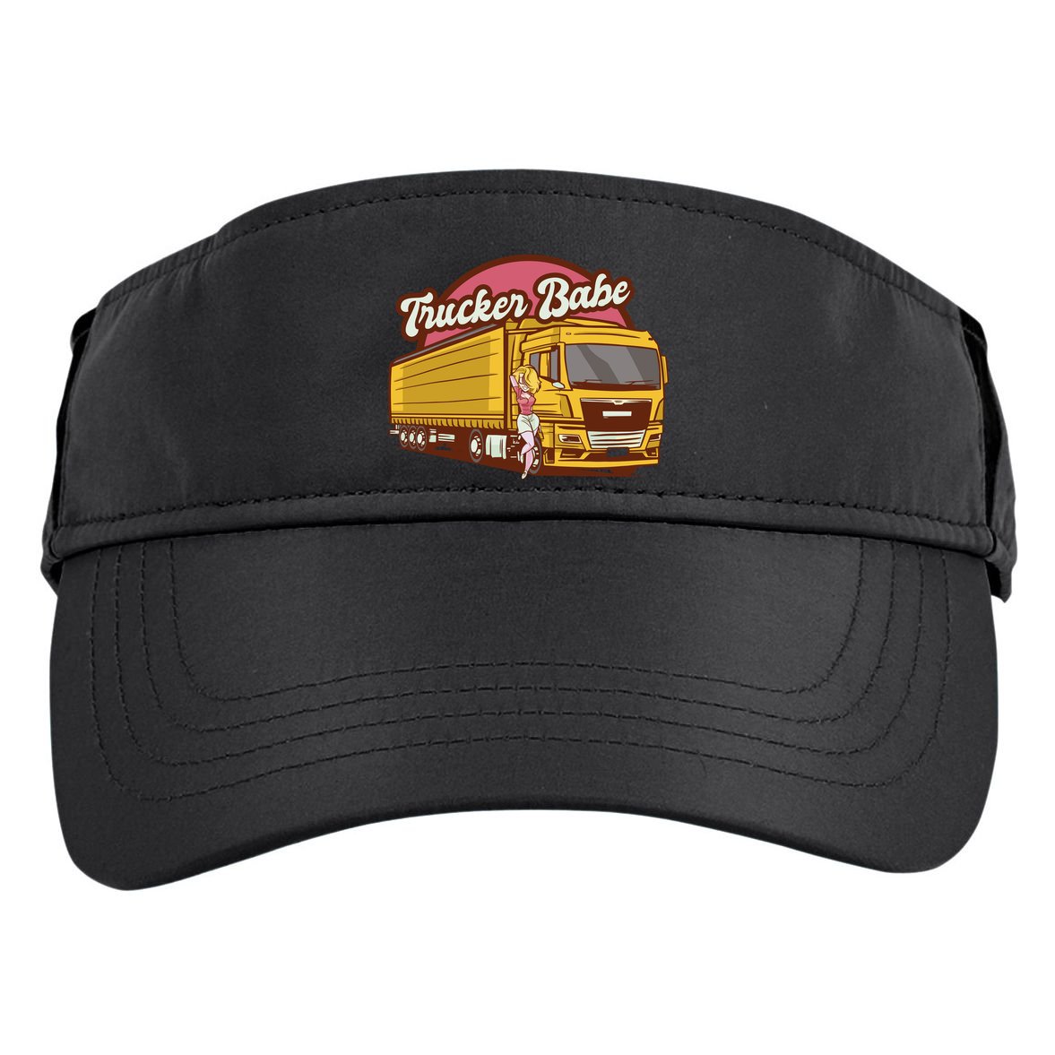Trucker Babe Retro Adult Drive Performance Visor